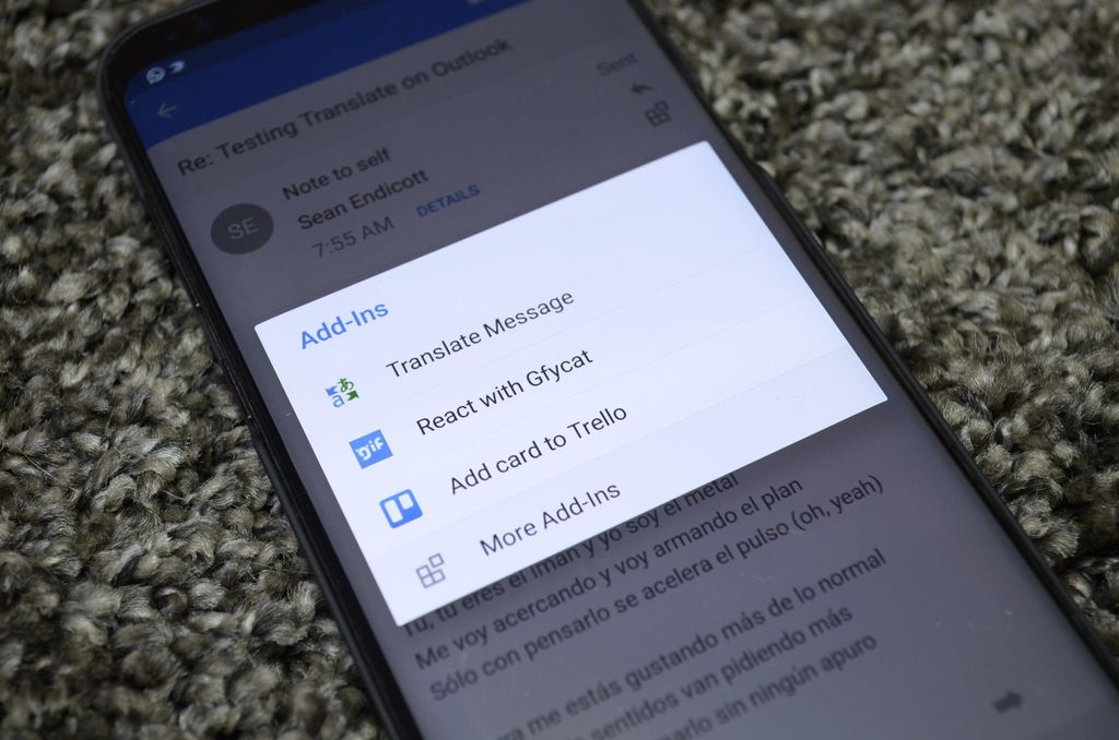 Add-ins for Outlook on Android are a welcome addition | Android Central