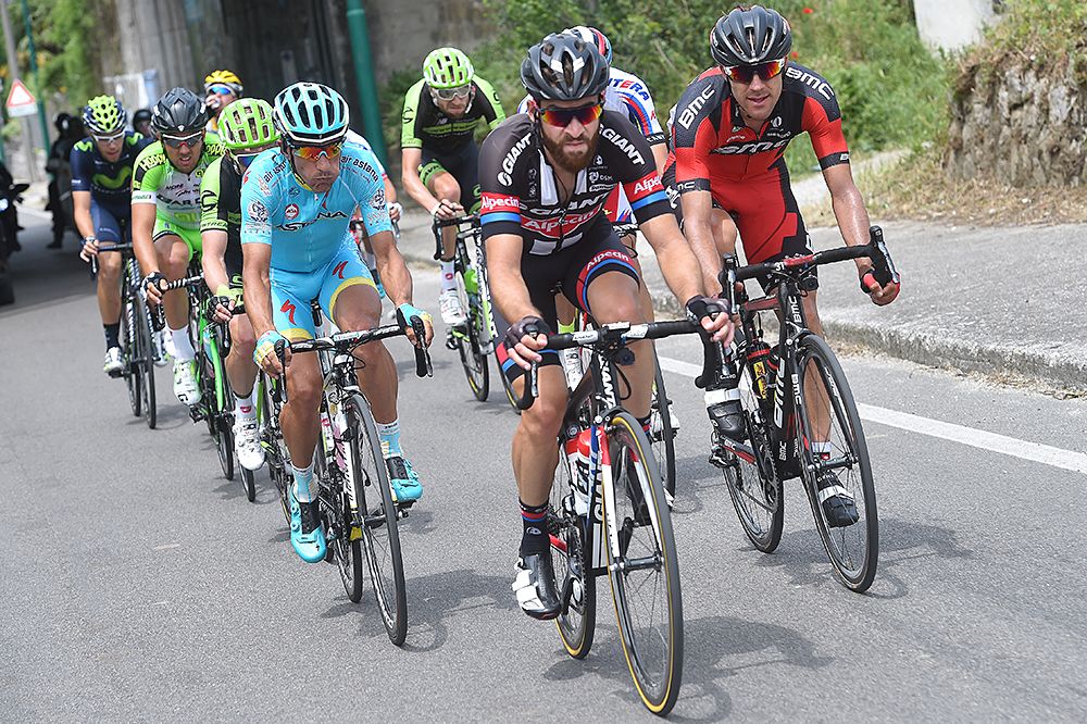 Simon Geschke (Giant-Alpecin) rides in the breakaway