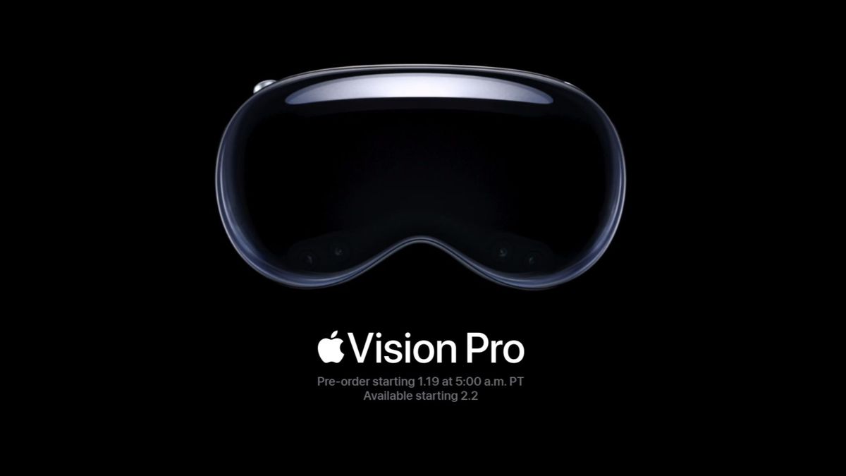 Apple&#039;s Vision Pro pre-order marketing image