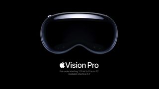 Apple's Vision Pro pre-order marketing image