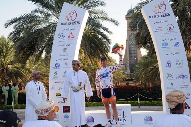 Bobbie Traksel (Champion System) earned the most aggressive rider award after being out on the attack for much of stage 1.