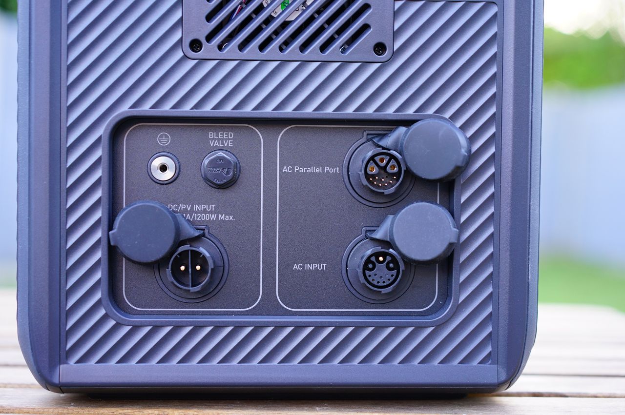 Bluetti AC240 during our review process