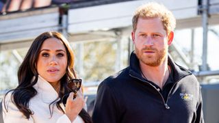 Meghan, Duchess of Sussex and Prince Harry, Duke of Sussex attend day two of the Invictus Games 2020