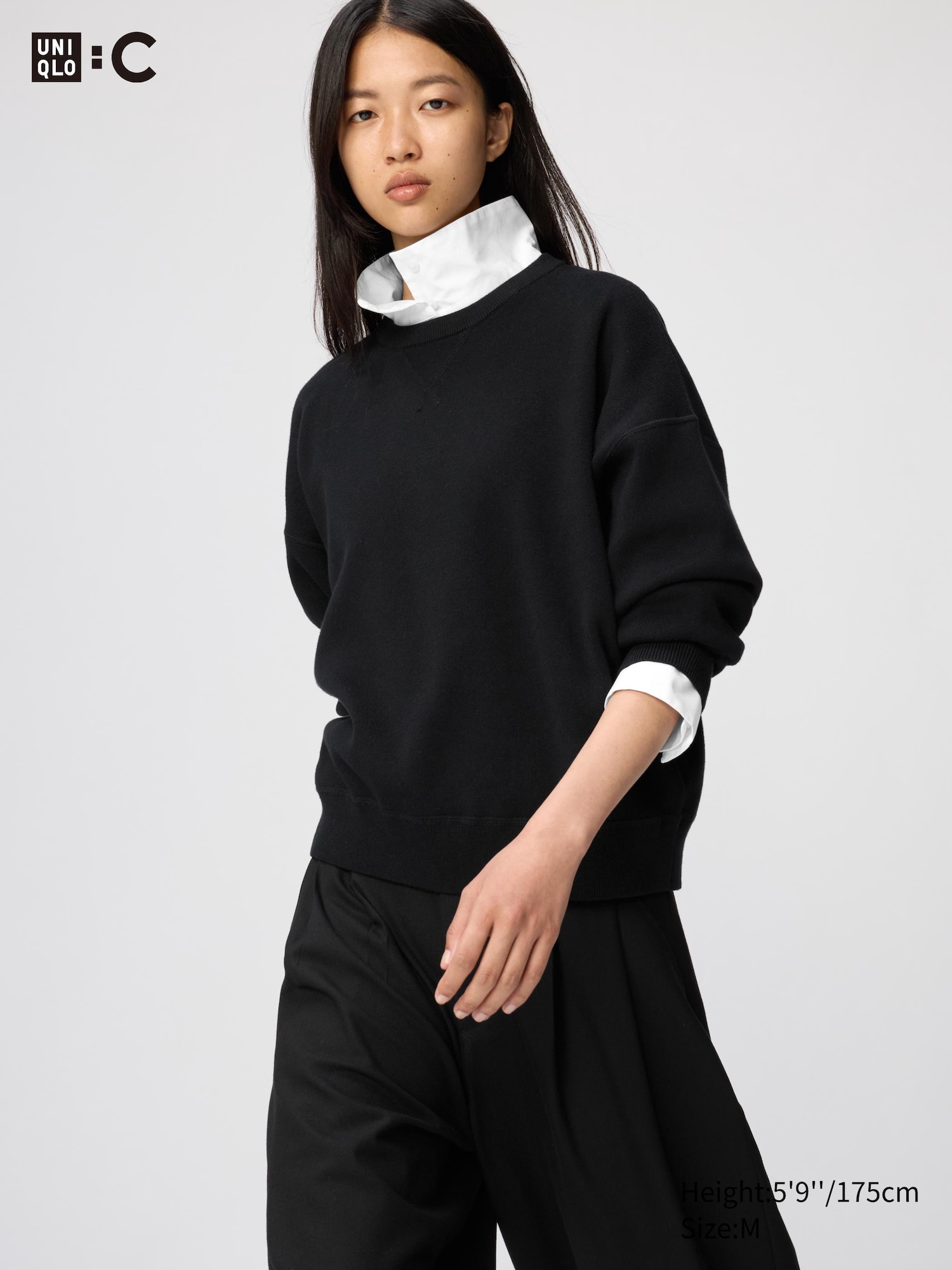 Smooth Cotton Crew Neck Jumper