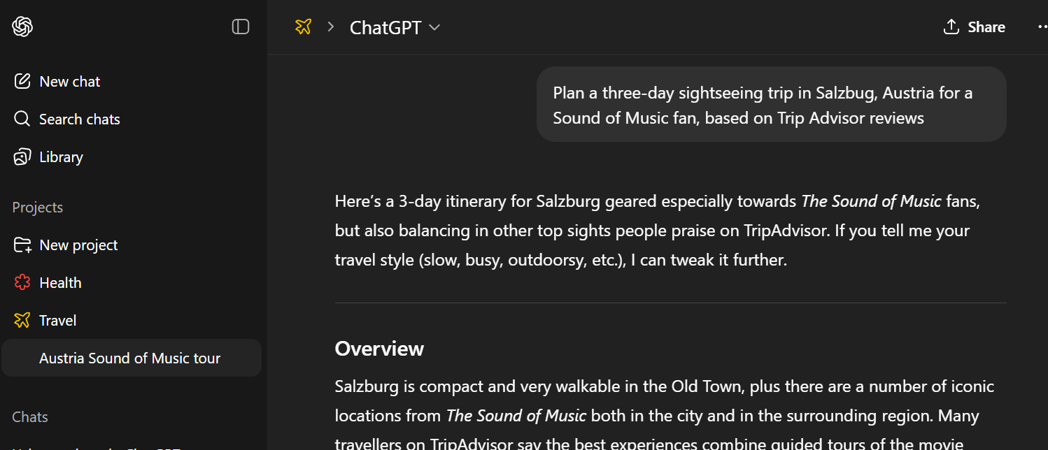 ChatGPT Projects