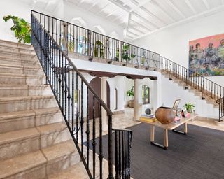 Cher home staircase