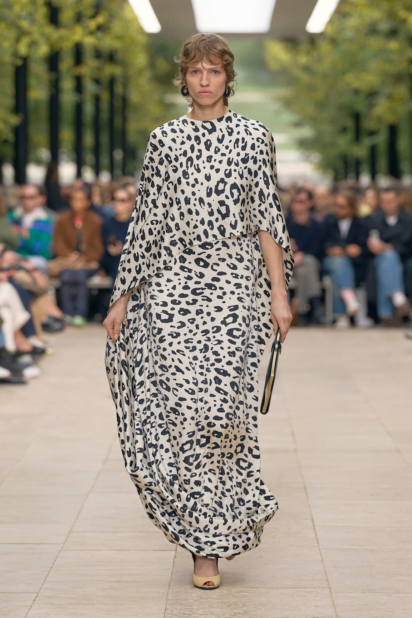 A model wearing Celine's spring/summer 2026 collection.
