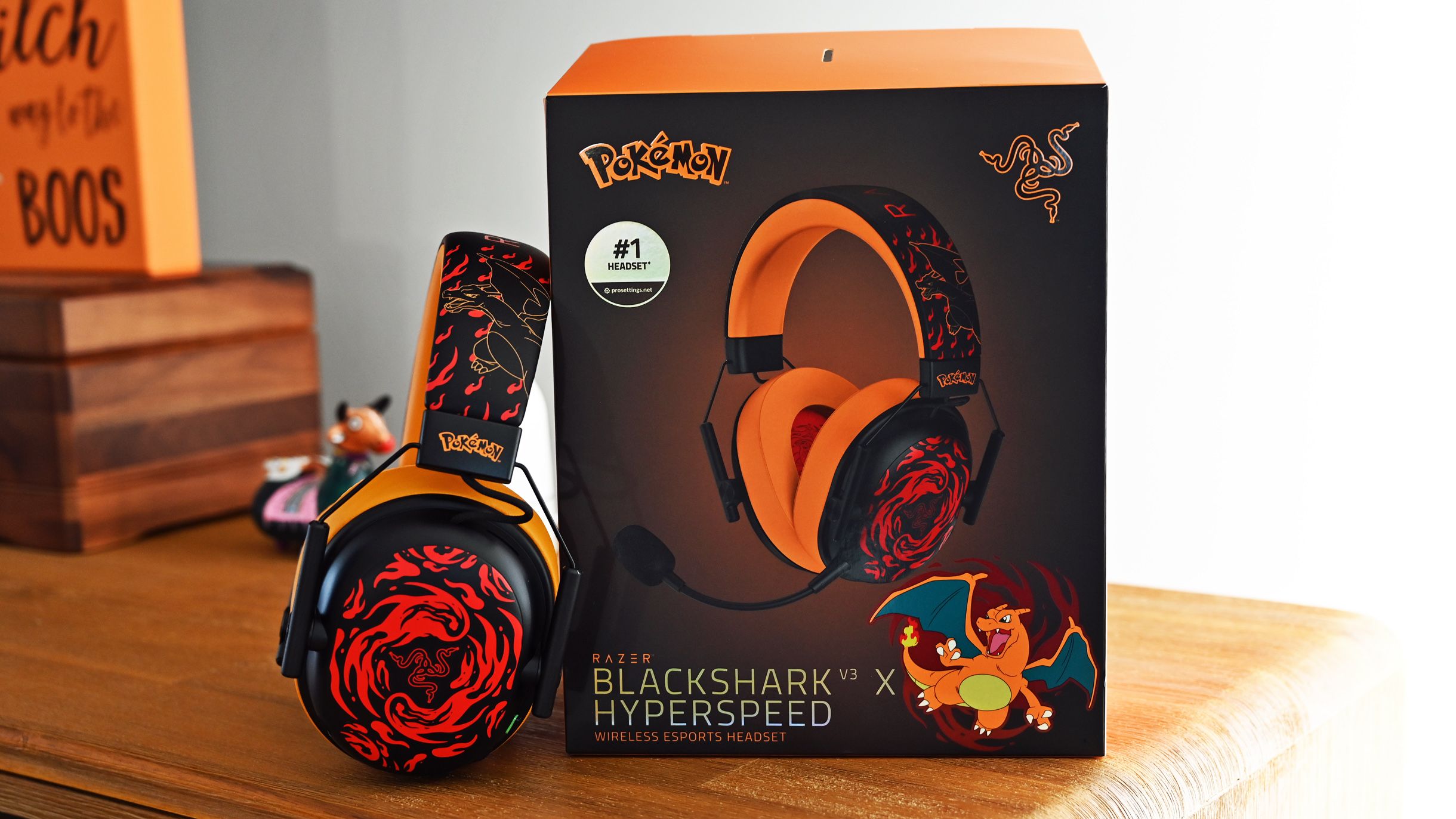 Razer's new Pokémon headsets let you choose Charizard, Lucario, or Sylveon, and obviously I picked the fire-breathing dragon
