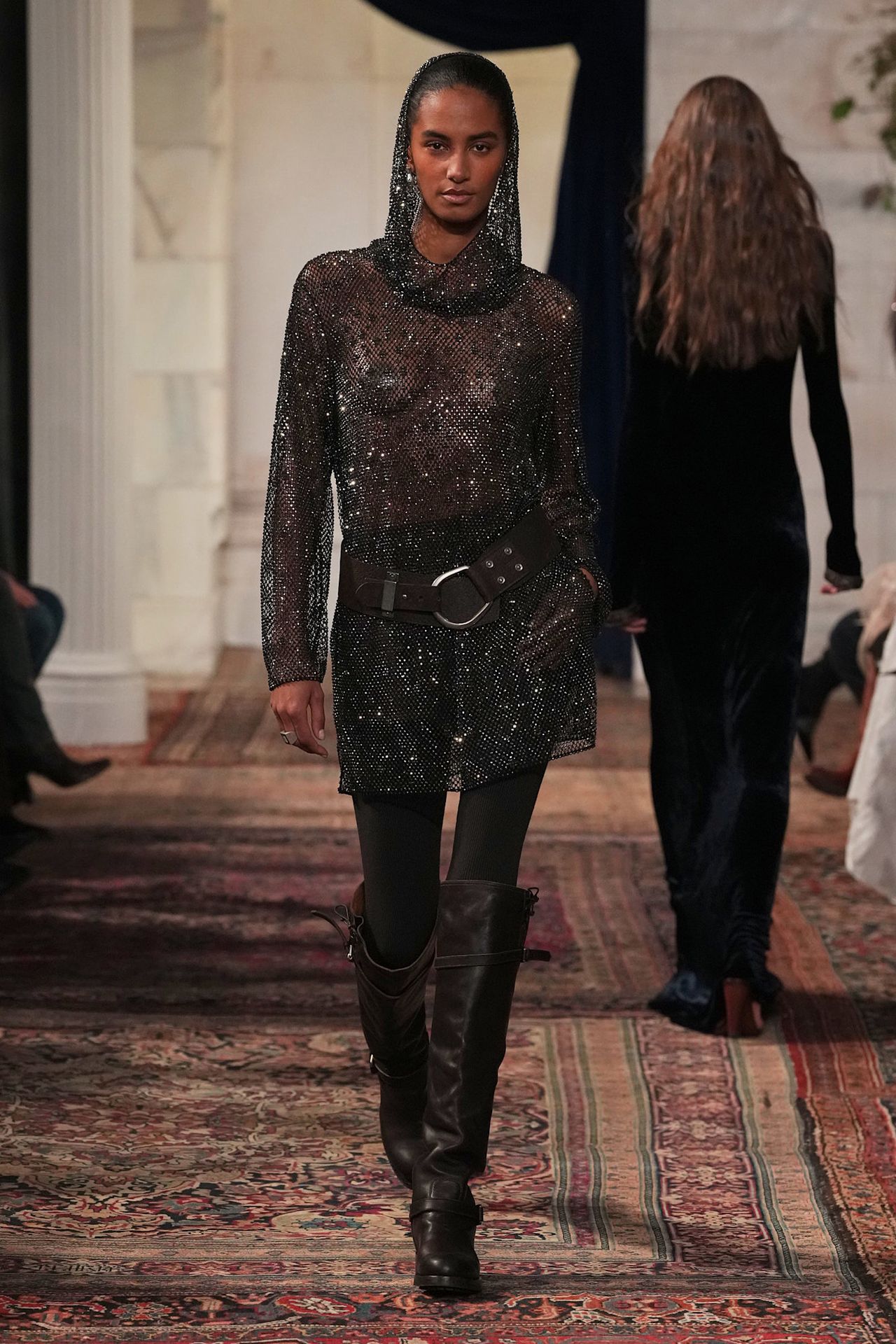 models walk the Ralph Lauren Fall 2026 runway