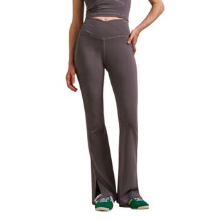 Mallea Crossover Flare Leggings