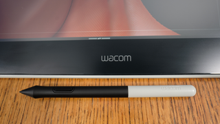 Wacom stylus on table