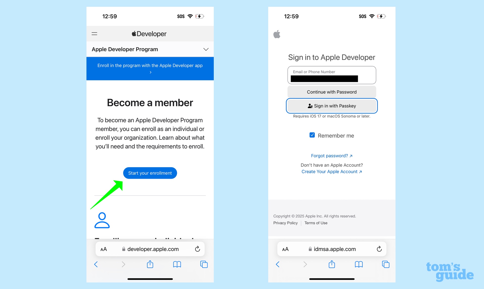 enroll in apple's developer program