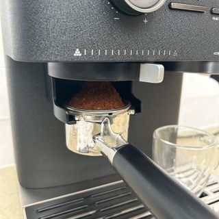 KitchenAid semi automatic coffee machine testing at home