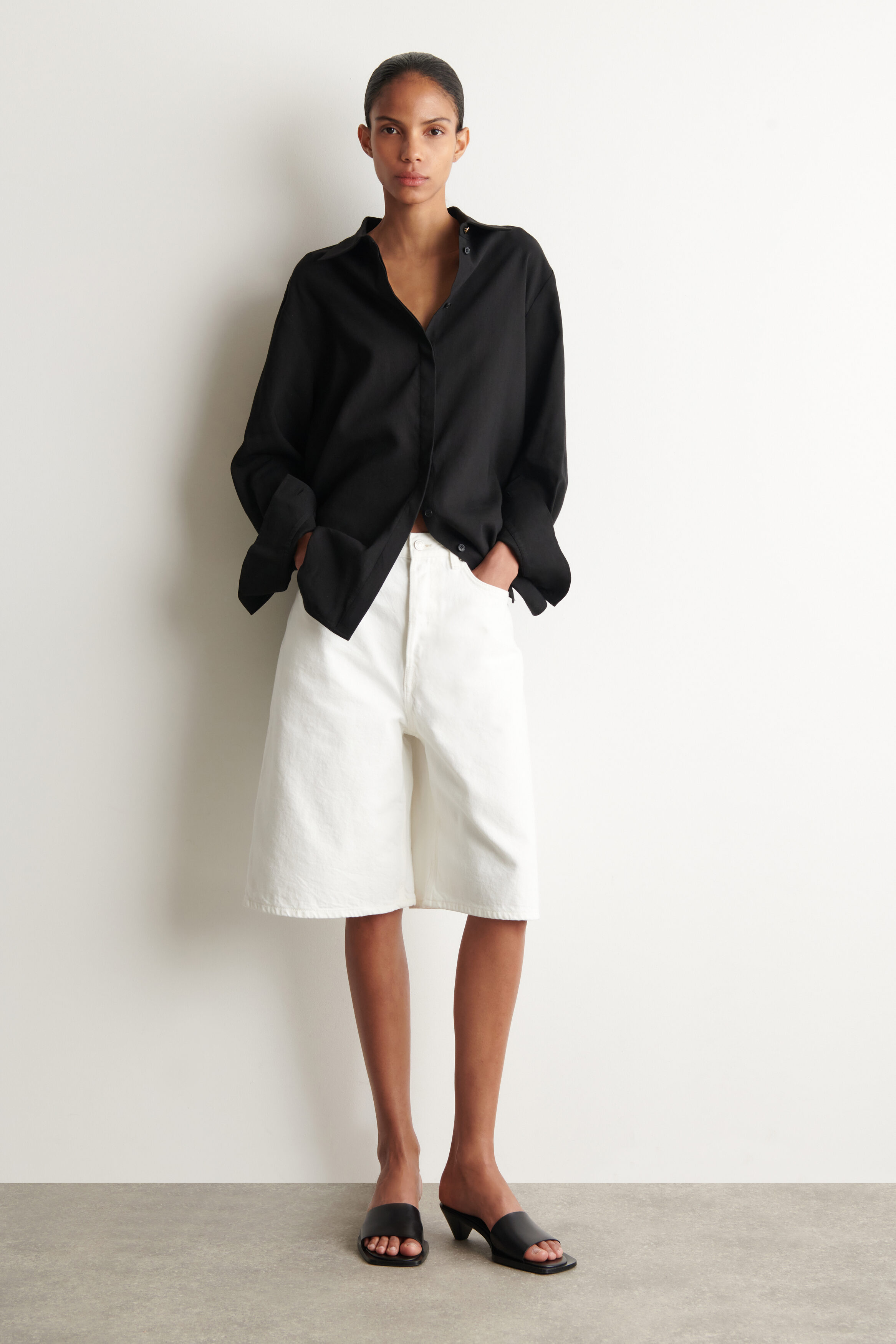 Longline Linen Shirt