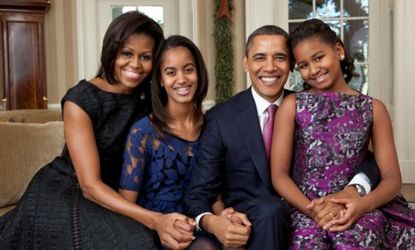 The Obamas' new family portrait
