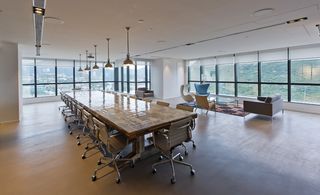 Recycled boardroom table
