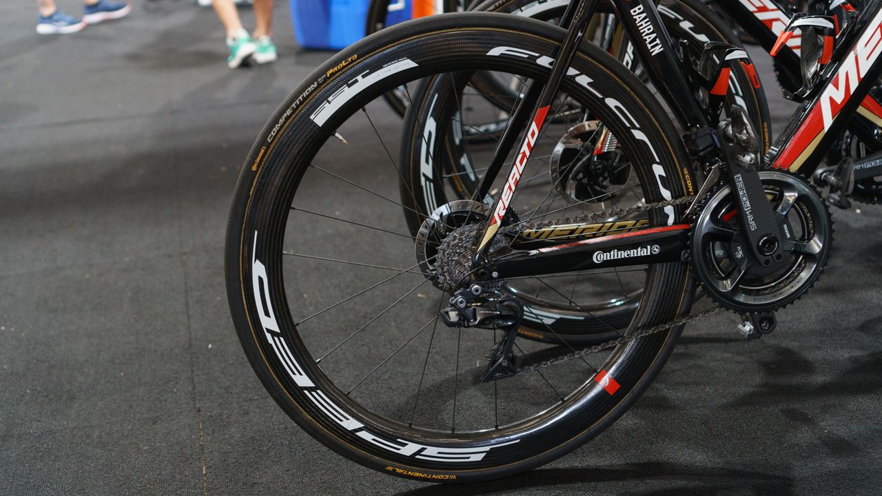 These unreleased wheels from Fulcrum were spotted being used by Bahrain-Merida