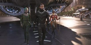 Black Panther arriving home in Wakanda