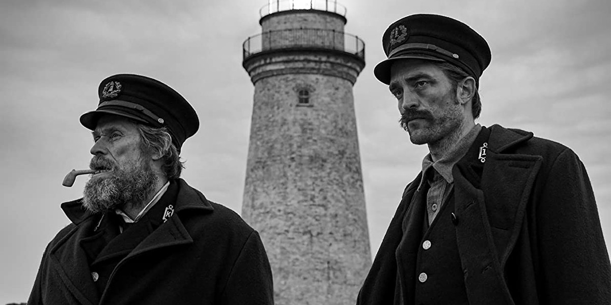 Willem Dafoe and Robert Pattinson in The Lighthouse