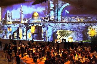 Christie Projection Mapping Showcase Dead Sea Scrolls at Science Center Gala