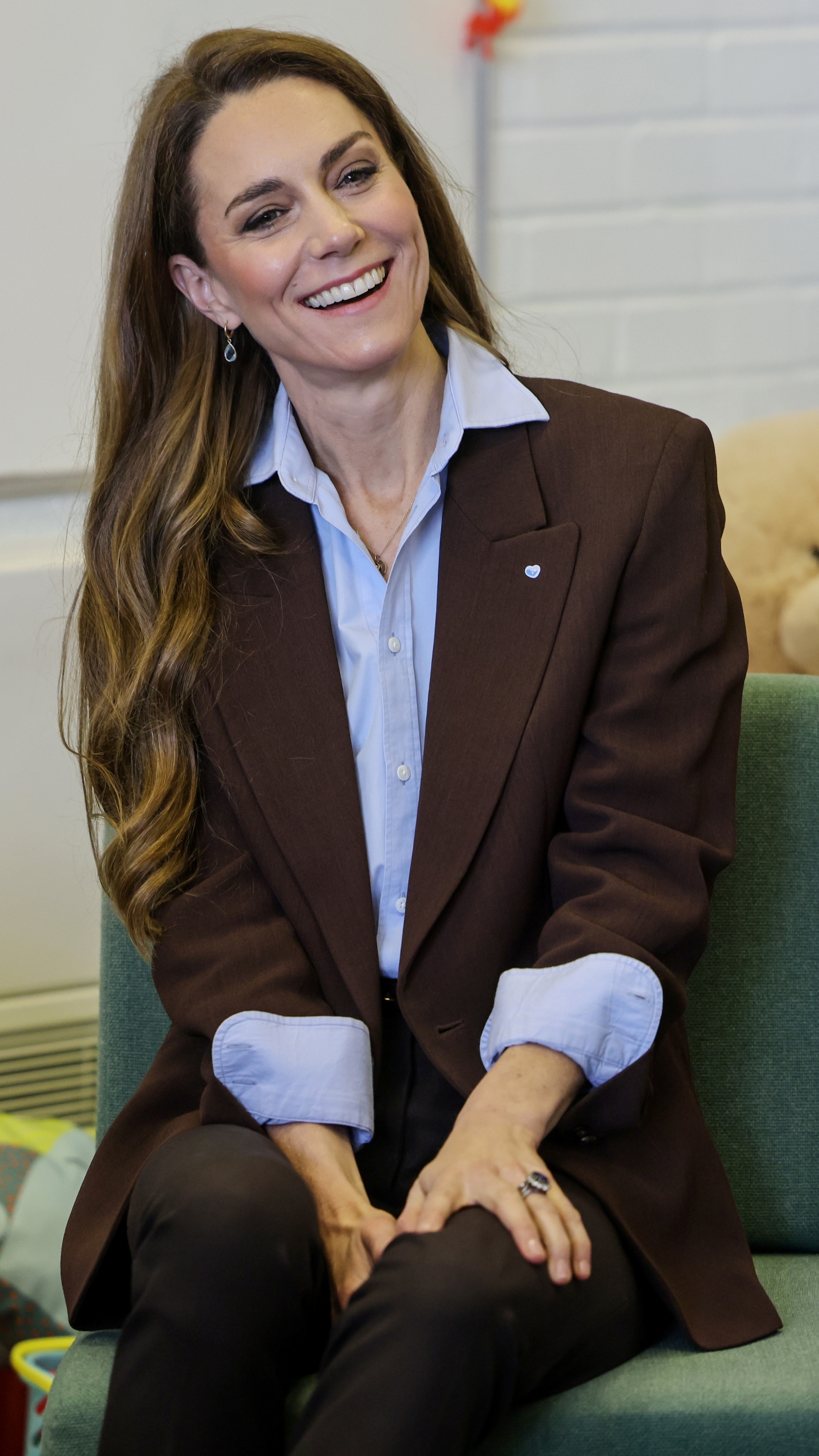 Catherine, Princess Of Wales visits Castle Hill Academy in New Addington, Croydon to mark Children's Mental Health Week 2026