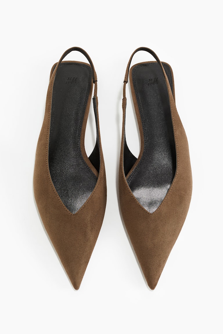 Pointed Slingbacks