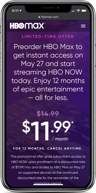 Hbo Max Discount