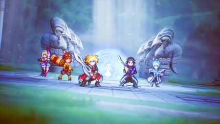 A party of heroes gather in Final Fantasy Resonance
