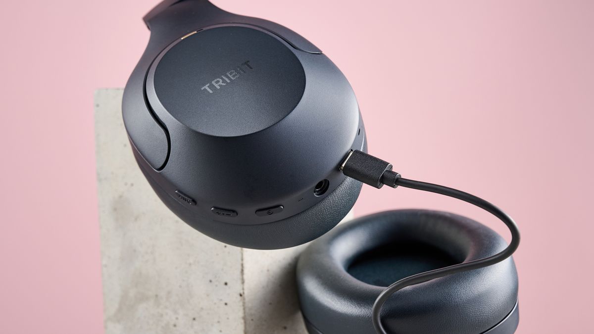 連接到 Tribit QuietPlus 81 的 USB-C 電纜