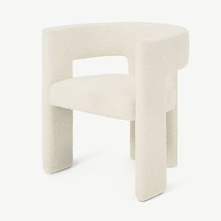 Best dining chair contemporary style boucle cut out