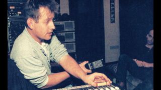 Dave Meegan working with Marillion in 1995