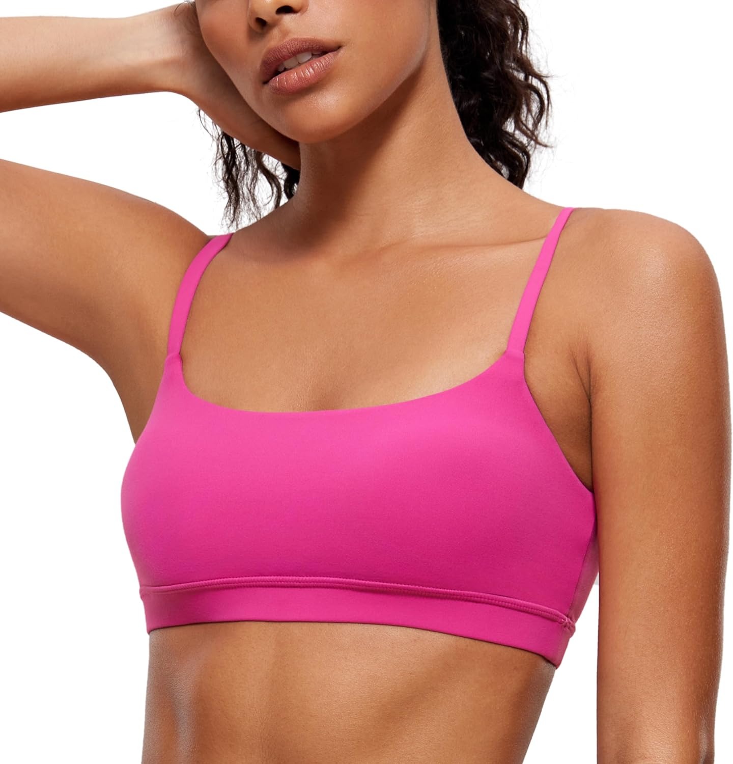 CRZY YOGA, Butterluxe Adjustable Spaghetti Strap Sports Bra