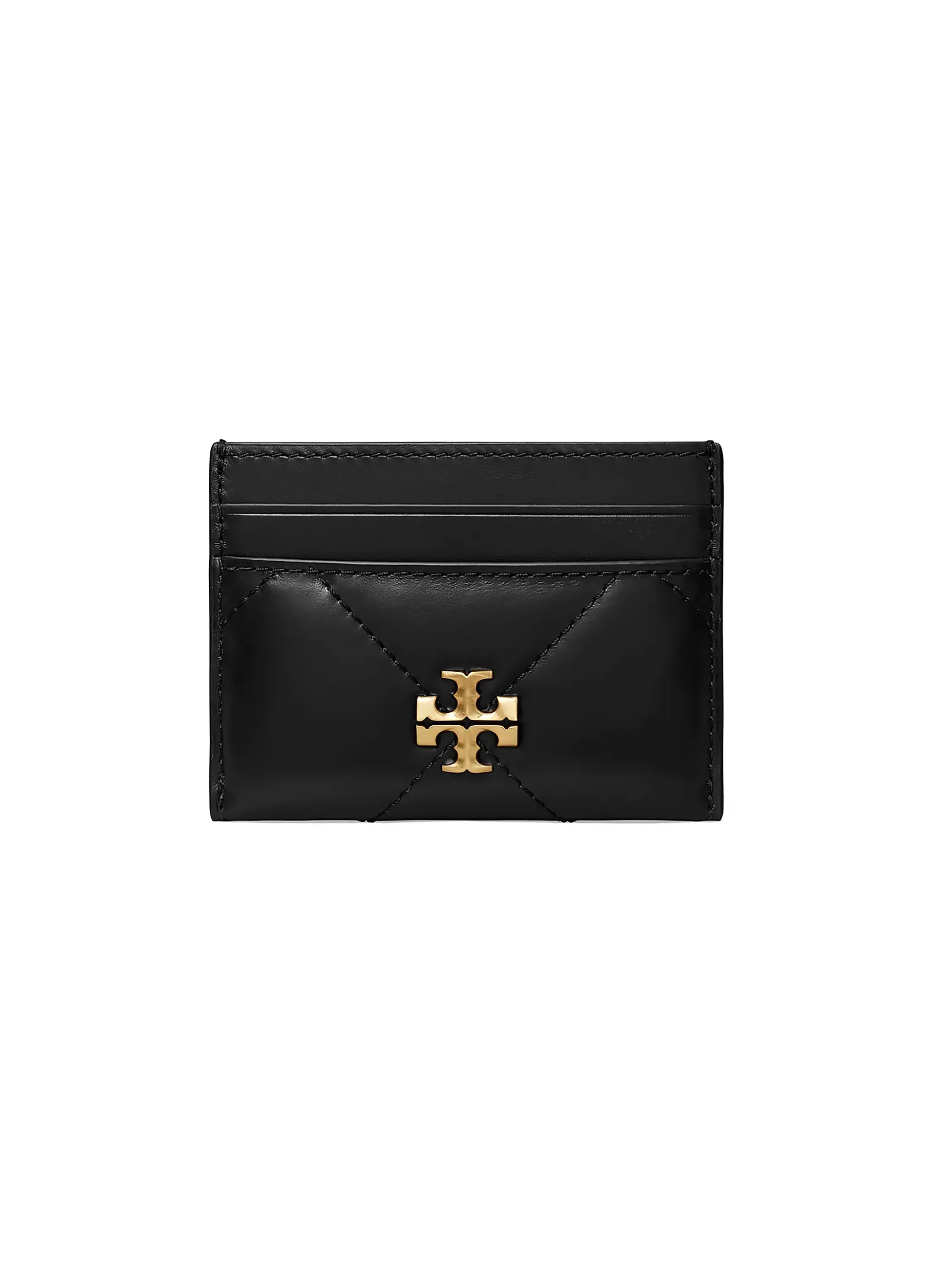 Kira Chevron Quilted Leather Card Case