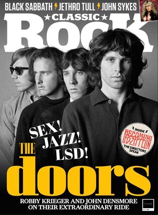 The cover of Classic Rock 338, featuring The Doors