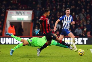 Callum Wilson slots home Bournemouth's third