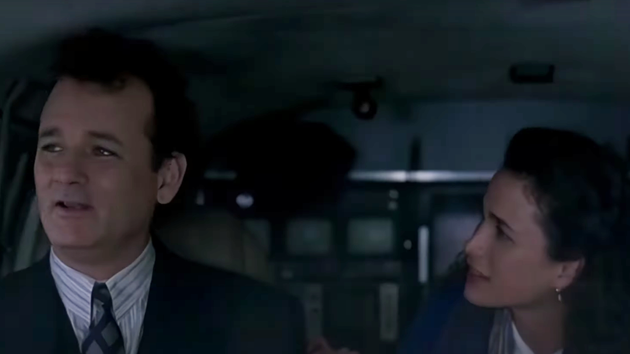 Bill Murray and Andie McDowell in Groundhog Day