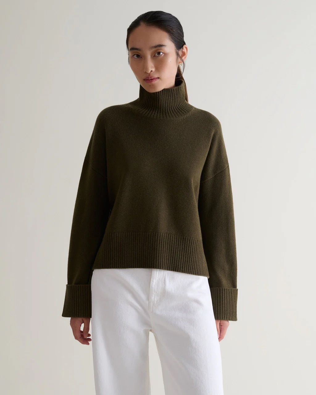 Rise & Fall, Cashmere Merino High Neck Jumper