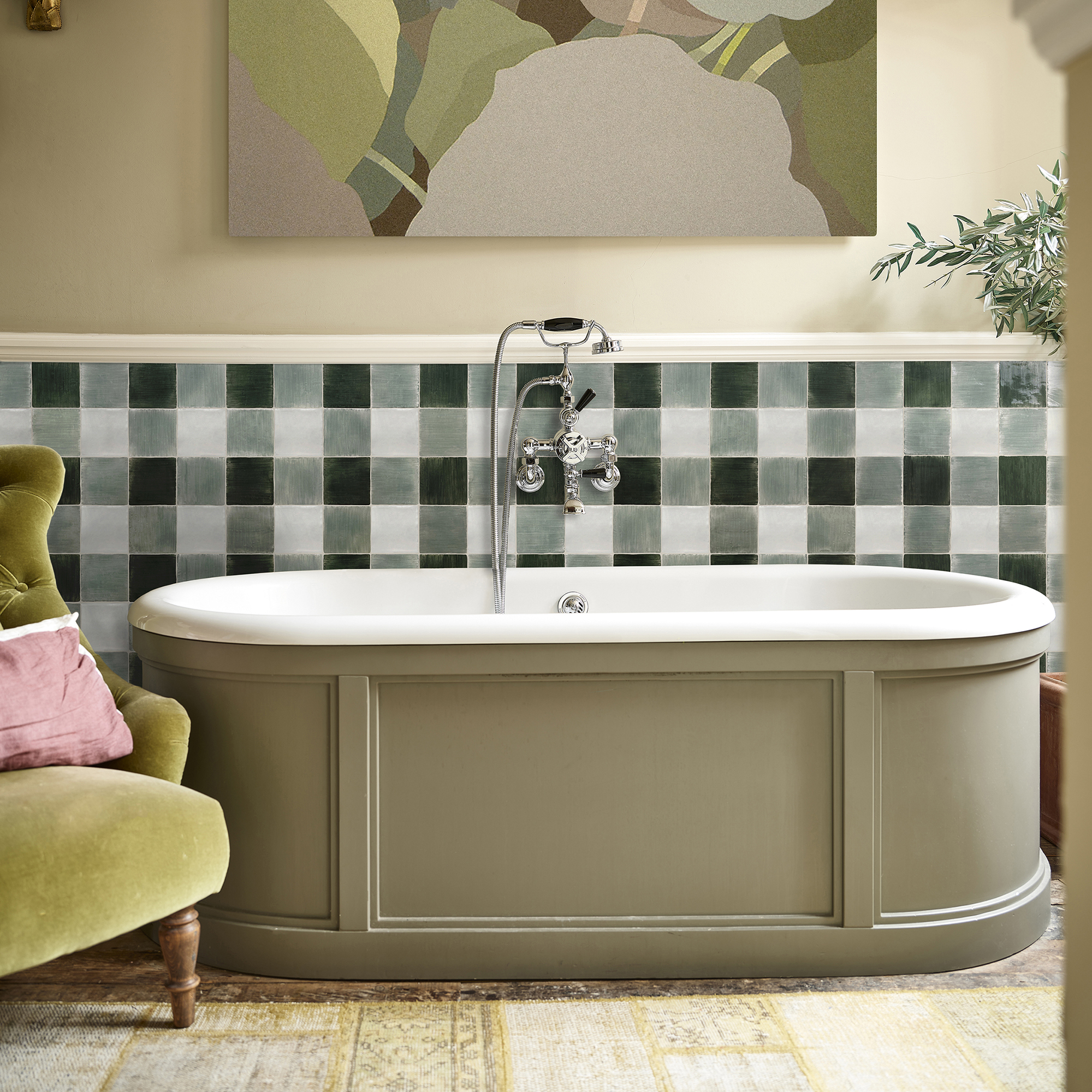 Ca pietra jamboree tiles in bathroom