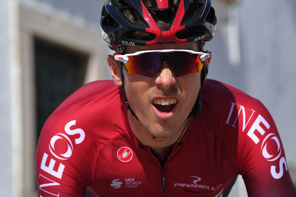 TAVIRA PORTUGAL FEBRUARY 21 Start Rohan Dennis of Australia and Team INEOS Faro Village during the 46th Volta ao Algarve 2020 Stage 3 a 2019Km stage from Faro to Tavira VAlgarve2020 on February 21 2020 in Tavira Portugal Photo by Tim de WaeleGetty Images