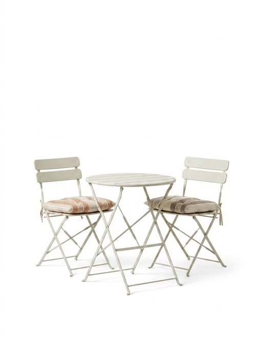 Elmley Bistro Set - Powder Coated Steel, Clay