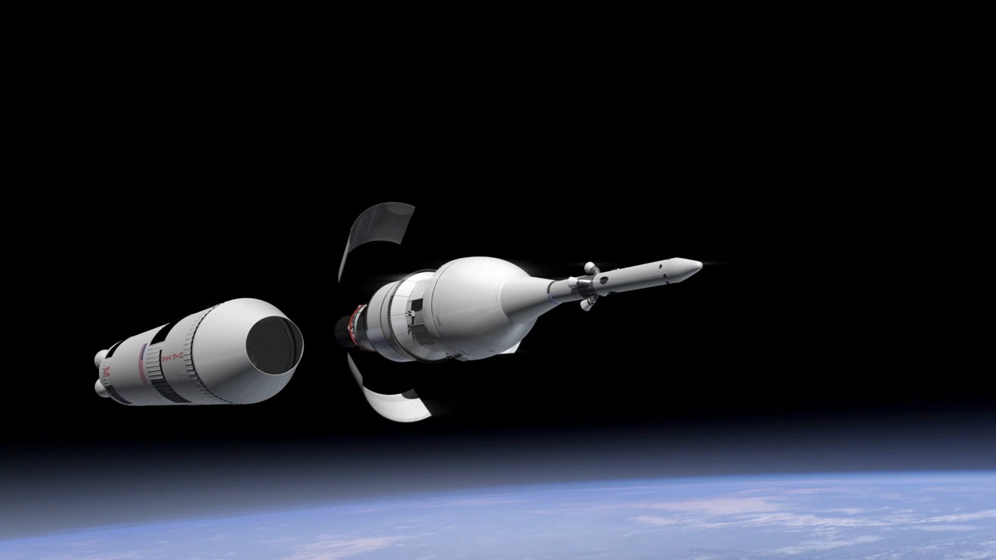 Orion&#039;s First Test Flight Illustration