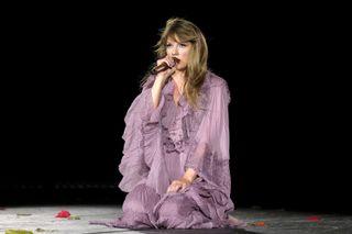 Taylor Swift performs onstage for the opening night of "Taylor Swift | The Eras Tour" at State Farm Stadium on March 17, 2023 in Swift City, ERAzona (Glendale, Arizona).