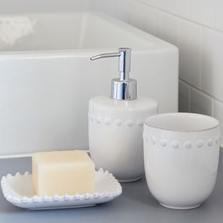 Costa Nova Pearl Stoneware Bathroom Accessories