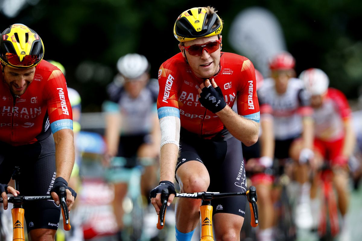 Tour de France 2021 108th Edition 4th stage Redon Fougeres 1504 km 29062021 Fred Wright GBR Bahrain Victorious photo Luca BettiniBettiniPhoto2021