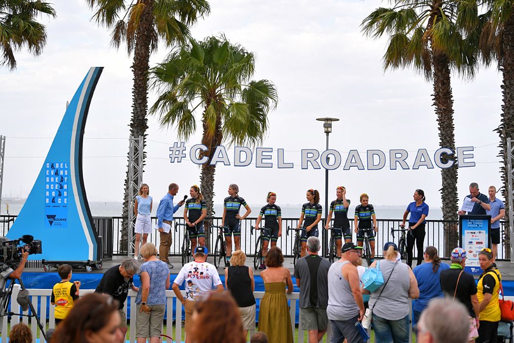Tibco-SVB take the stage at the Cadel Evans Great Ocean Road Race presentation
