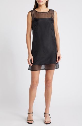 Vina Sheer Overlay Minidress