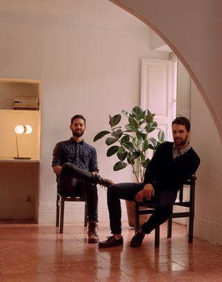 Mauricio Obarrio and Juan Peralta in their Palma de Mallorca studio