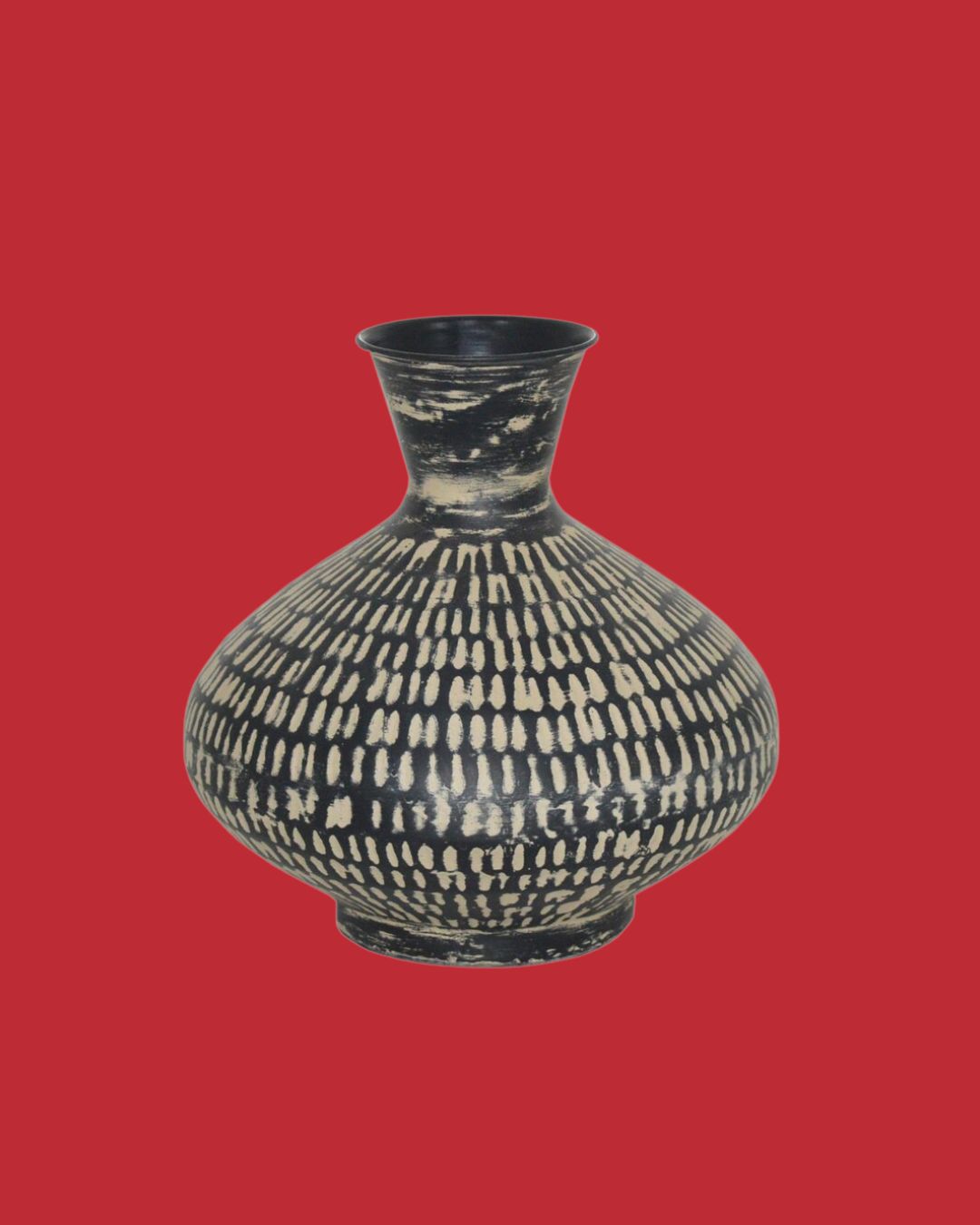 Handmade Metal Vase.