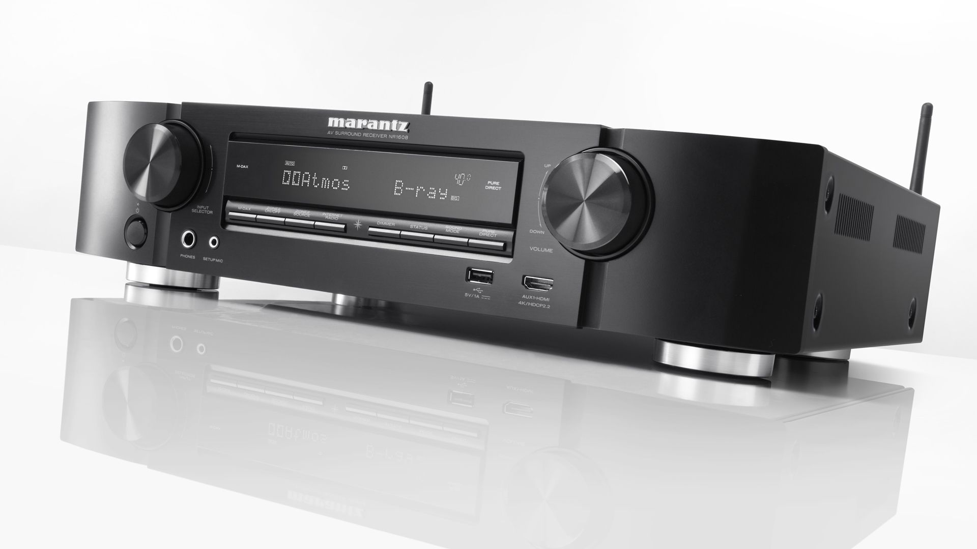 frichip00　marantz NR1608 Marantz NR1608 7.2-channel home theater receiver with Wi-Fi