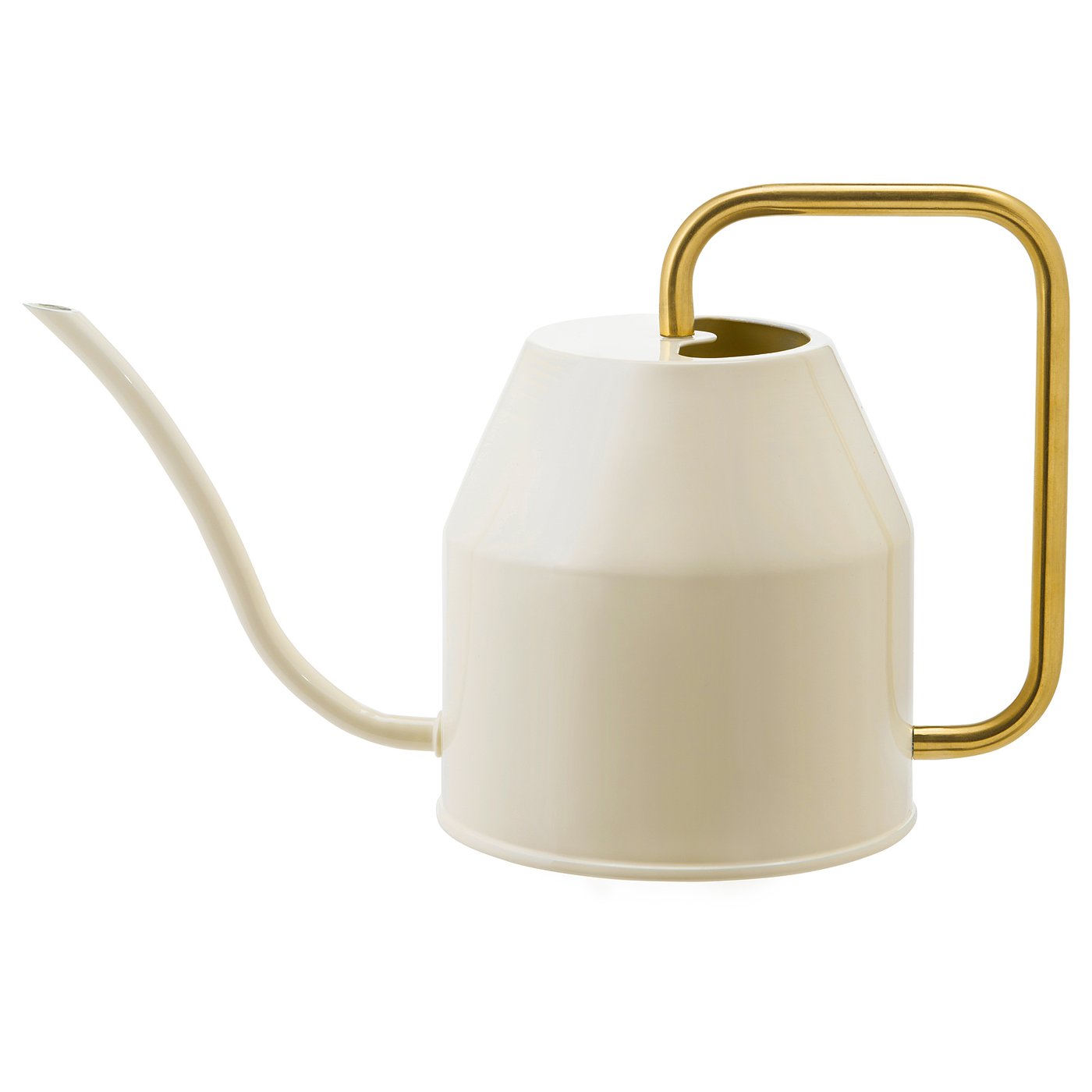 Vattenkrasse Watering Can - Ivory/gold 30 Oz
